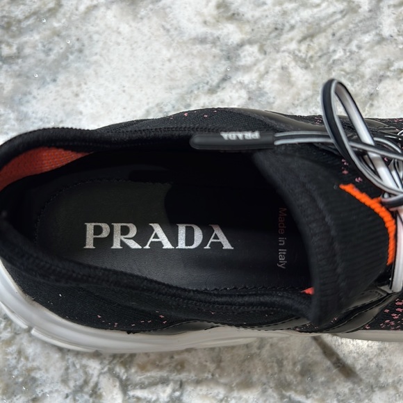 Prada Womens Calzature Donna Knit Sneakers - Picture 5 of 8
